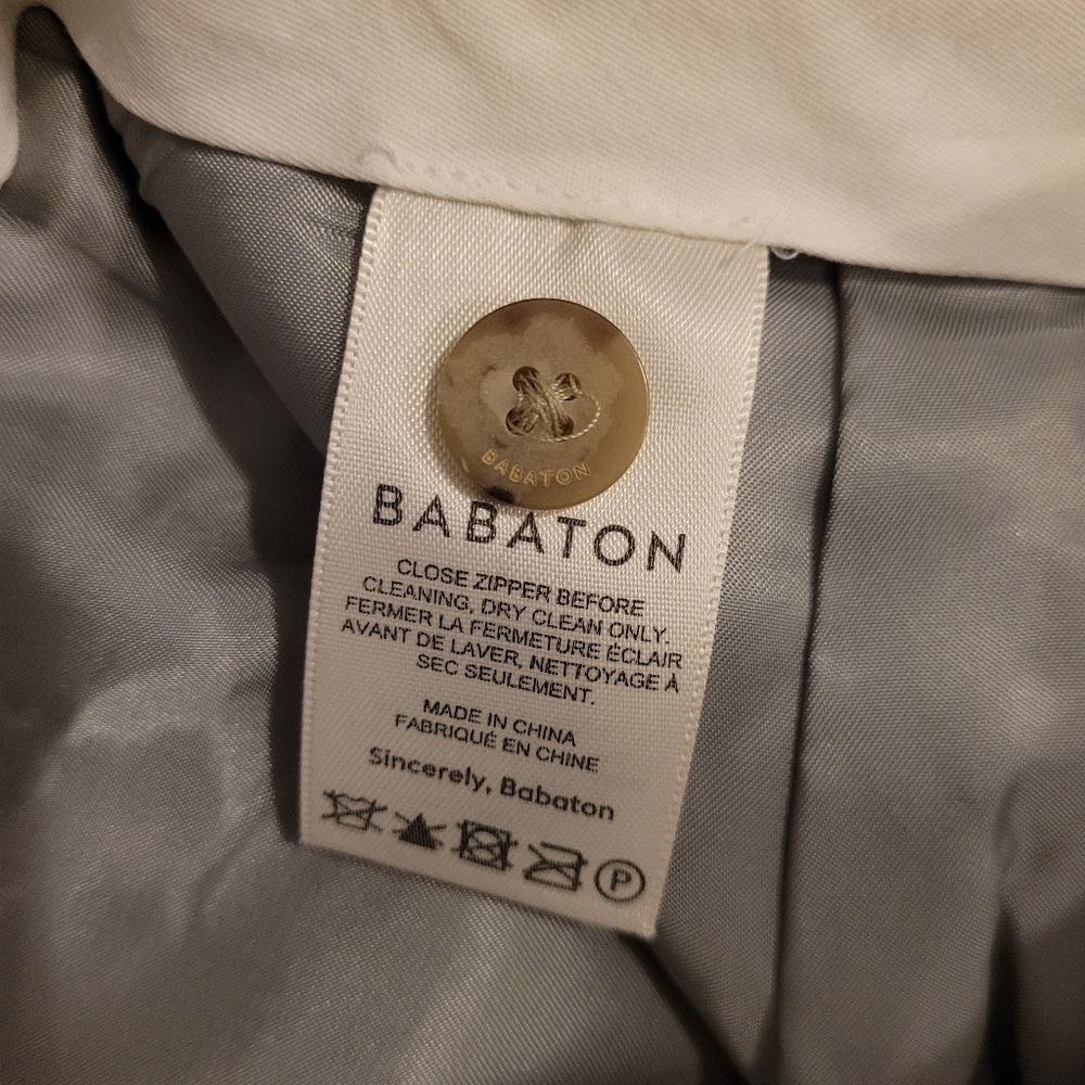 Aritzia Babaton The Next Pants Gray Pleated Wool Cashmere Blend Trousers Size 6 - Picture 7 of 11